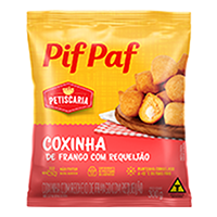 03-003.956 COXINHA FGO C REQUEIJAO 300G 6KG PIF PAF FLOW PACK 300 G