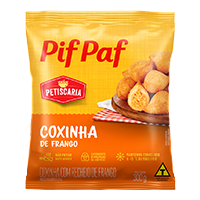 03-003.957 COXINHA DE FGO 300G 6KG PIF PAF FLOW PACK 300 G