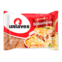 00-050.758 LASANHA A BOLONHESA UNIAVES 600G