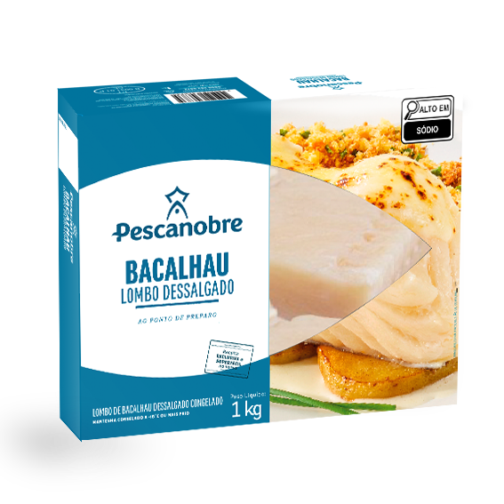 03-001.541 BACALHAU LOMBO MORHUA 1KG