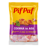 00-075.214 COXINHA DA ASA IQF 1 KG CX 12 KG EXP GO PACOTE 1 KG