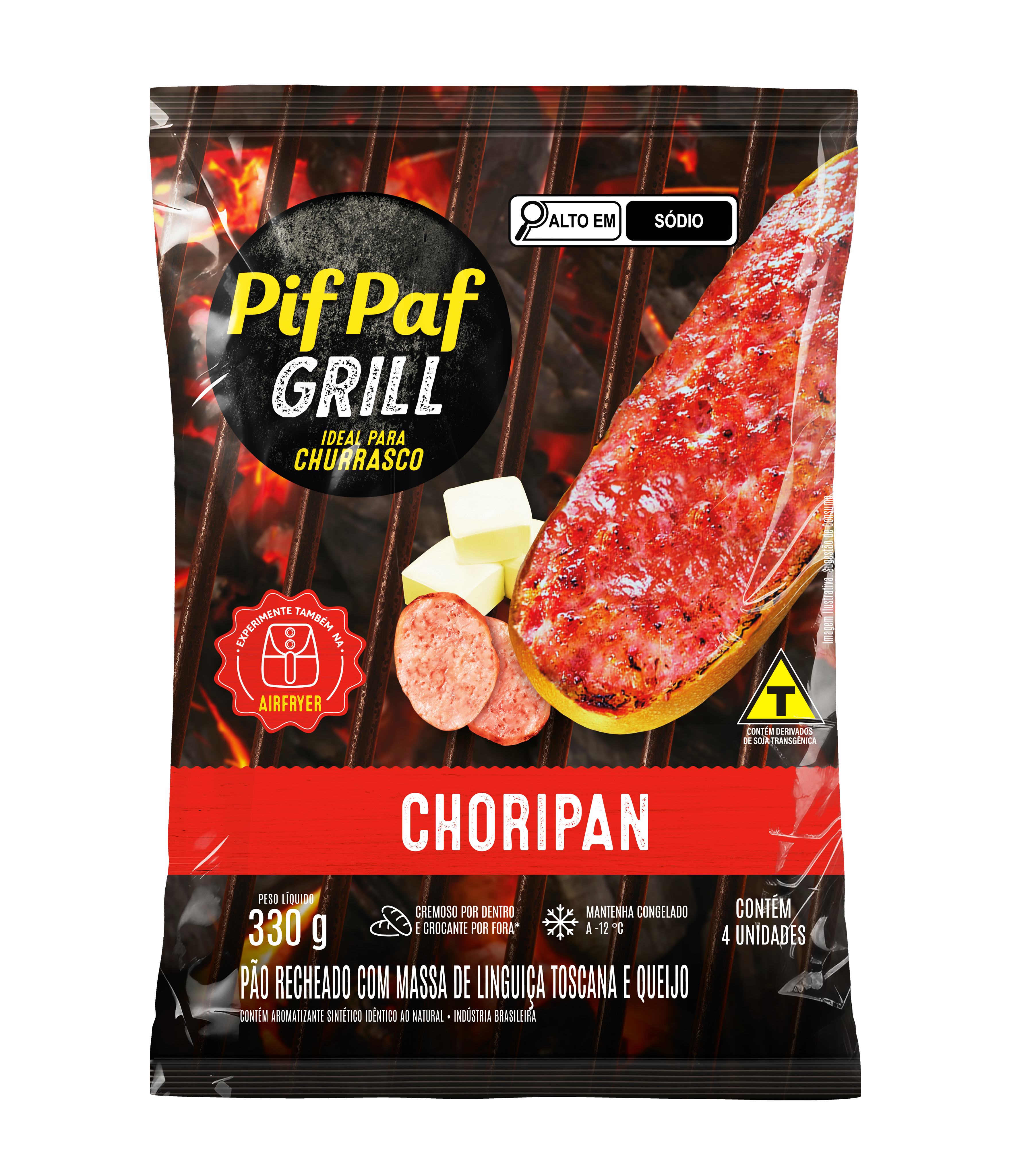 03-004.503 CHORIPAN PIF PAF 330G CX3,96KG FILME 330 G