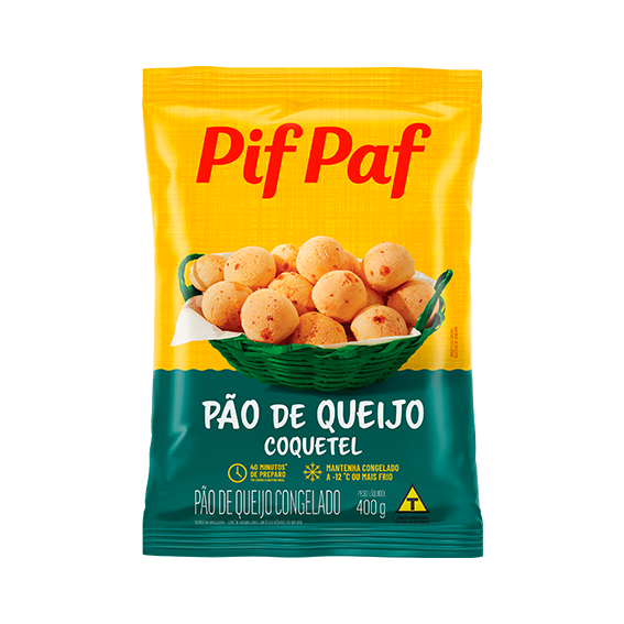 00-050.147 PAO DE QUEIJO COQUETEL 400 grs 