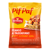 00-013.979 FGO A PASSARINHO TEMP IQF 1 KG CX12 KG FILME 1 KG - FABR