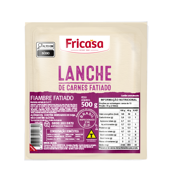 00-105.168 5168 LANCHE CARNES FATI 500G 