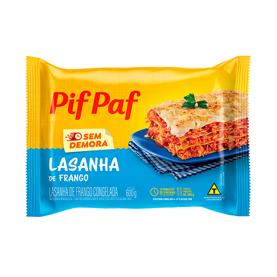 00-050.691 LASANHA DE FRANGO PIF PAF 600G