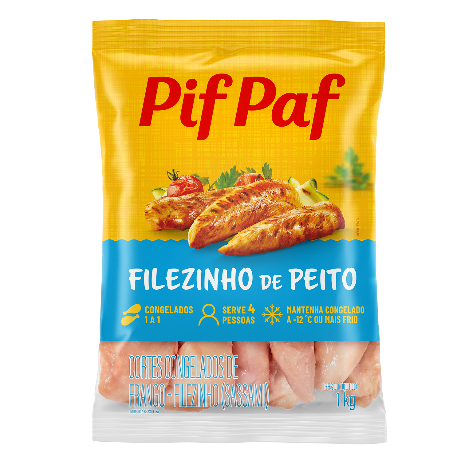 00-013.975 FILEZINHO PEITO CONG. IQF 1 kg CX 12 KG