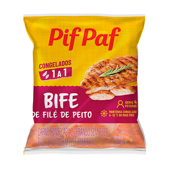 00-013.999 FILE DE PEITO EM BIFES IQF 700 CX 11,2KG