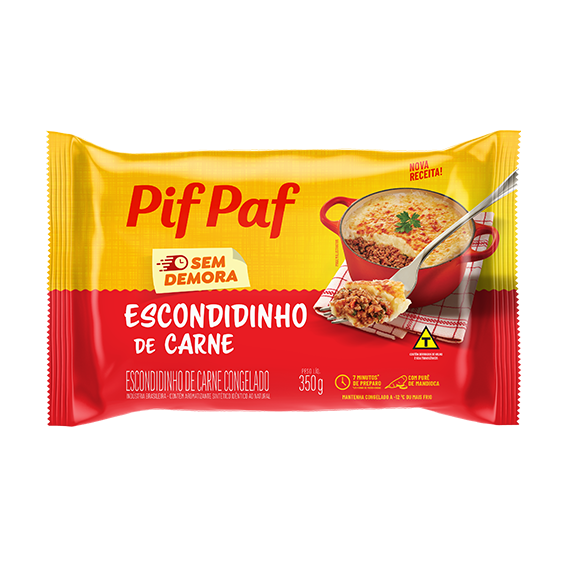 00-050.614 ESCONDIDINHO CARNE MOIDA 350G CX 4,2KG