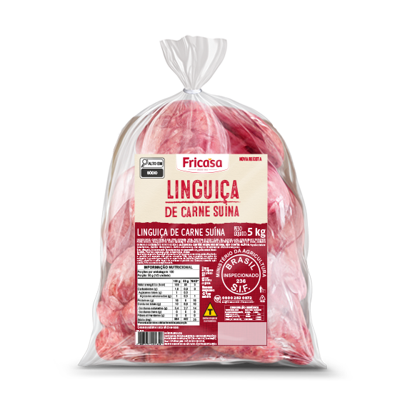 00-100.134 LINGUIÇA DE CARNE SUINA 5KG CX10KG