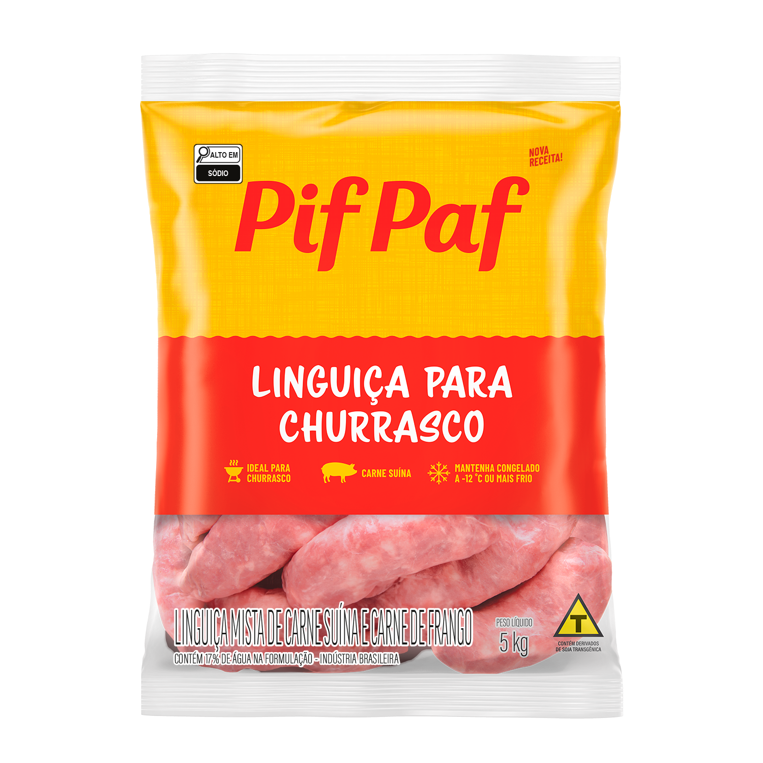 00-060.734 LINGUIÇA MISTA PIF PAF 5KG CX10KG