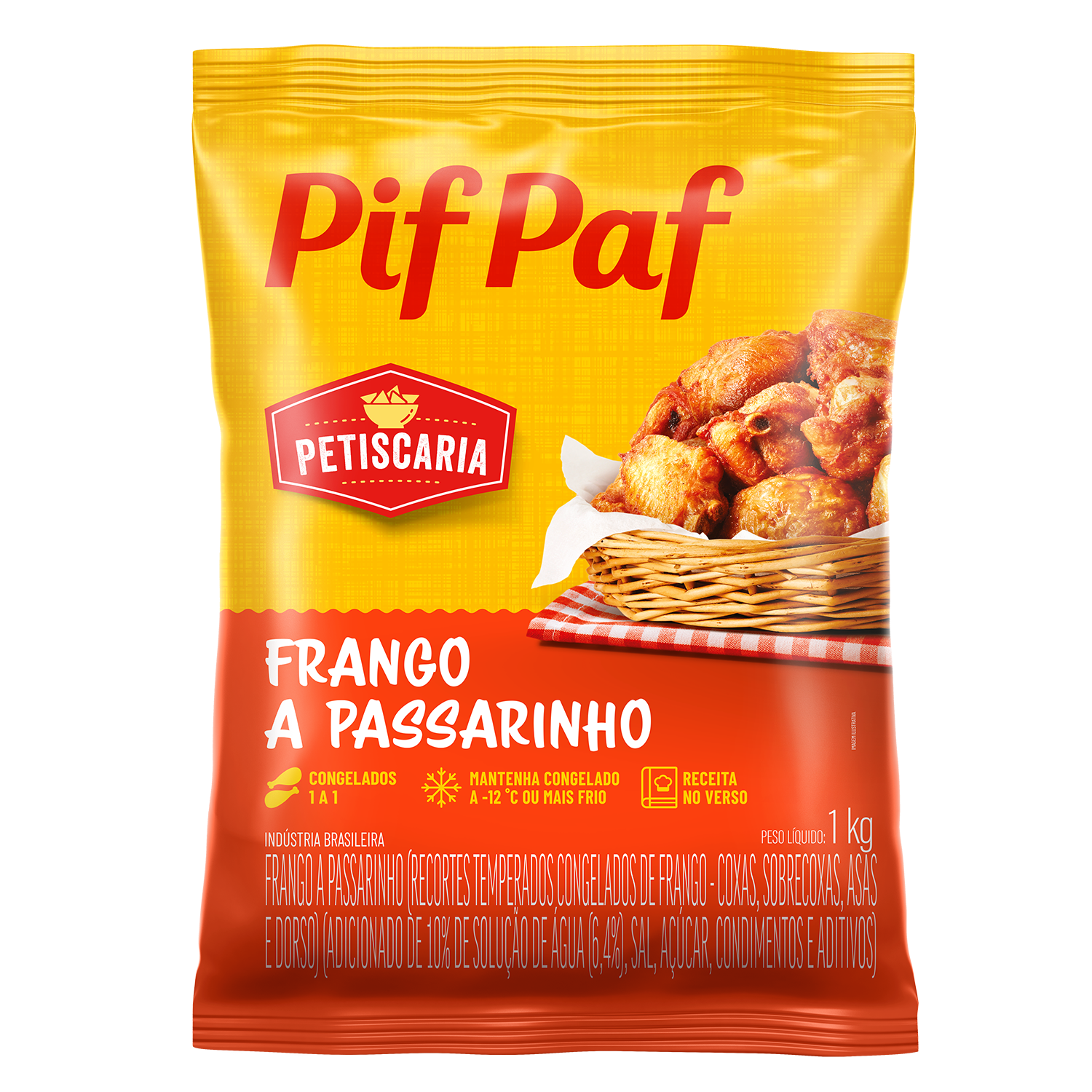 00-013.979 FGO A PASSARINHO TEMP IQF 1 KG CX12 KG